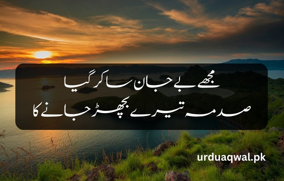 Sad Poetry In Urdu