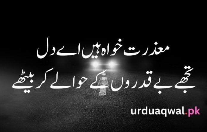 sad poetry in urdu for life