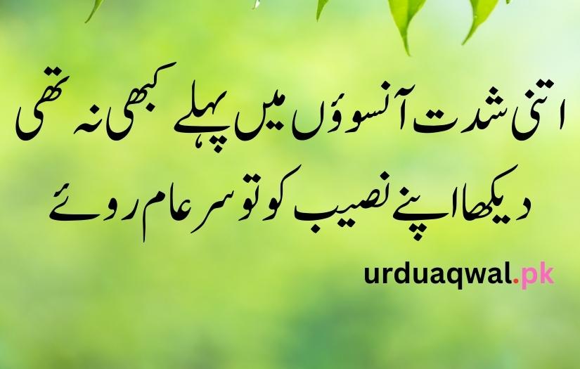 urdu poetry 2 lines text attitude