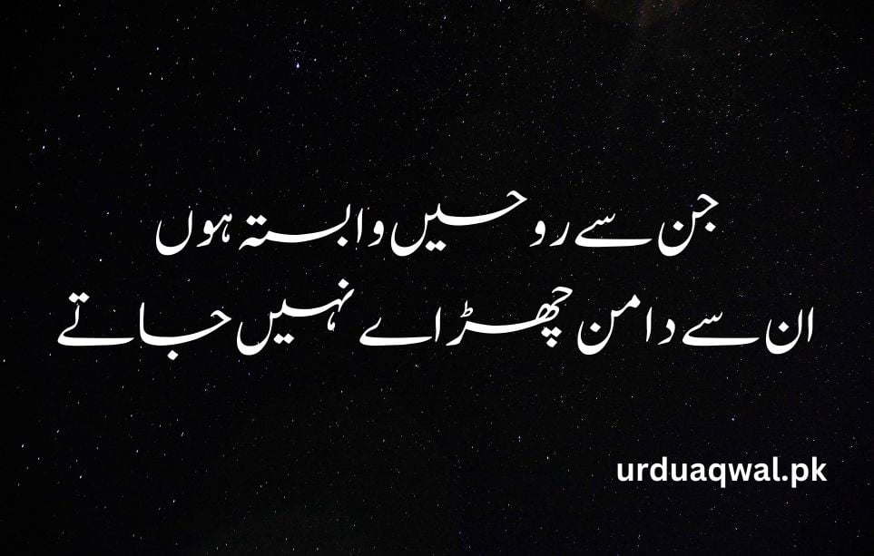 urdu shayari on love 