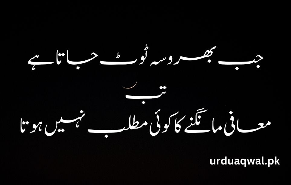 urdu shayari on love 