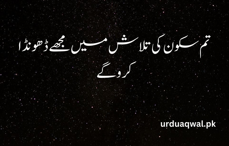 urdu shayari on love 