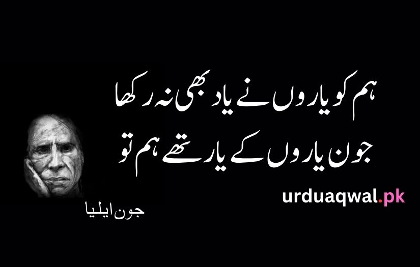 John elia urdu poetry