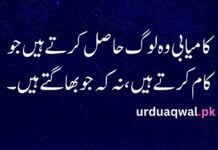 Best quotes in urdu