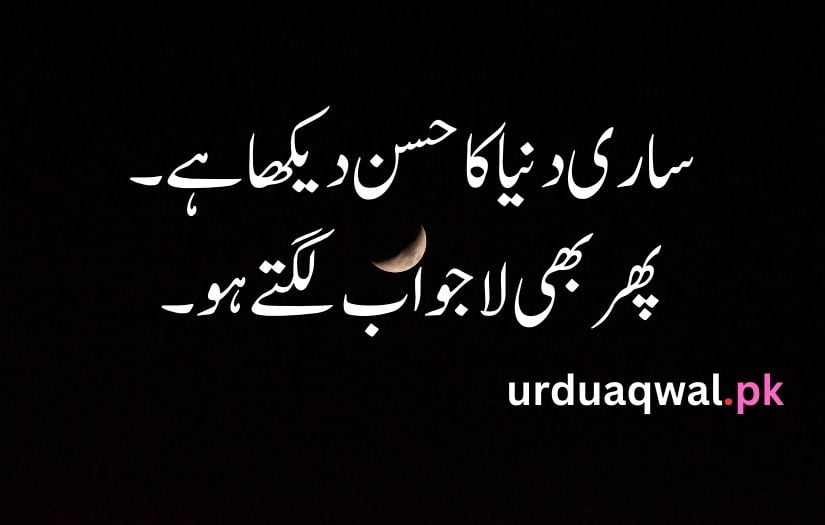 Best Urdu quotes about love