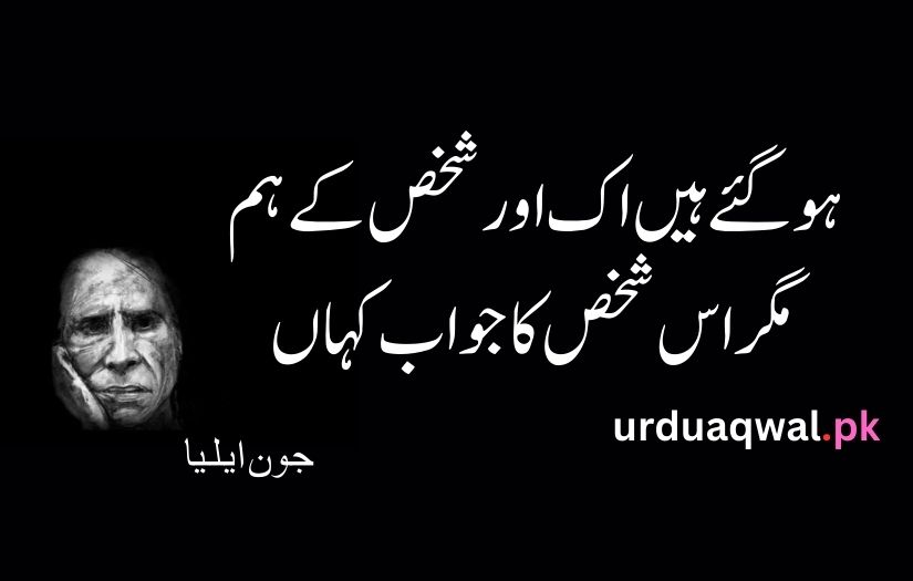 John elia urdu poetry