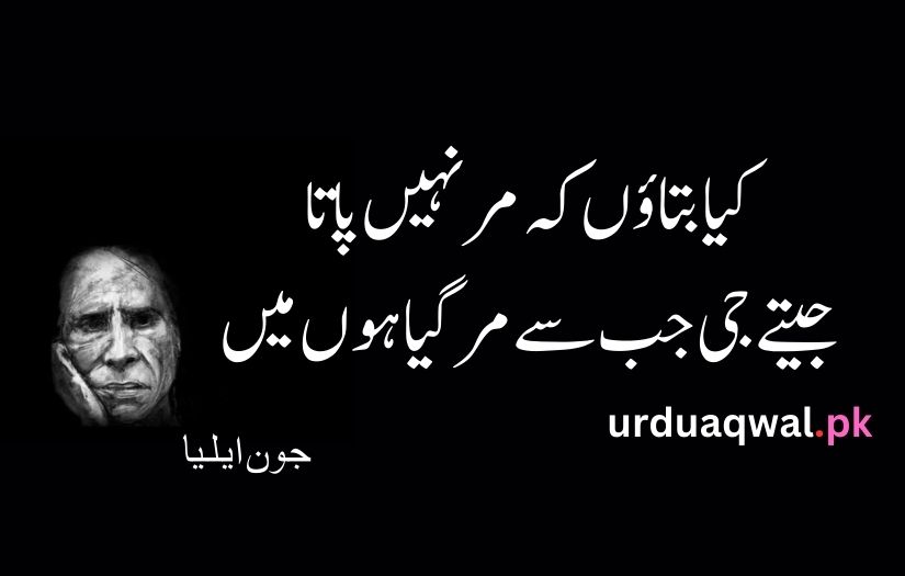 John elia urdu poetry