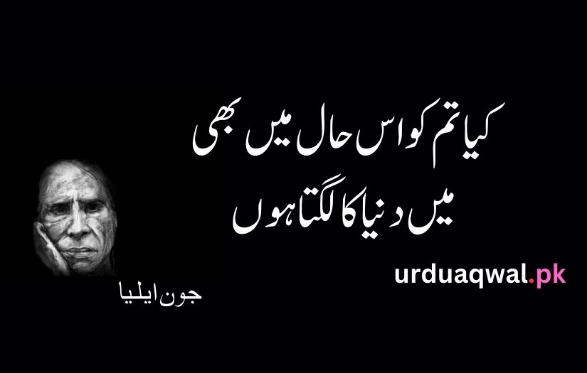 John elia urdu poetry