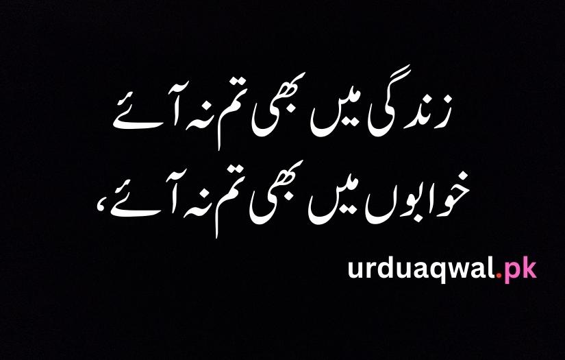 sad quotes in urdu