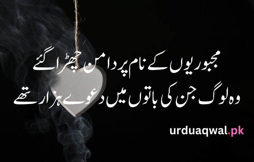 Sad Shayari in urdu text