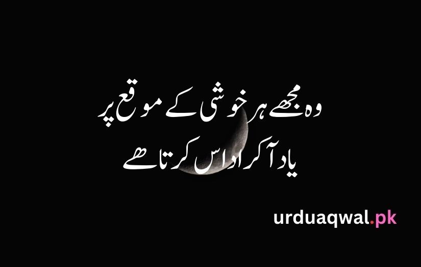 1 line poetry in urdu