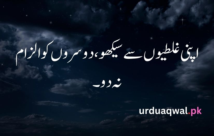 1 line quotes in urdu