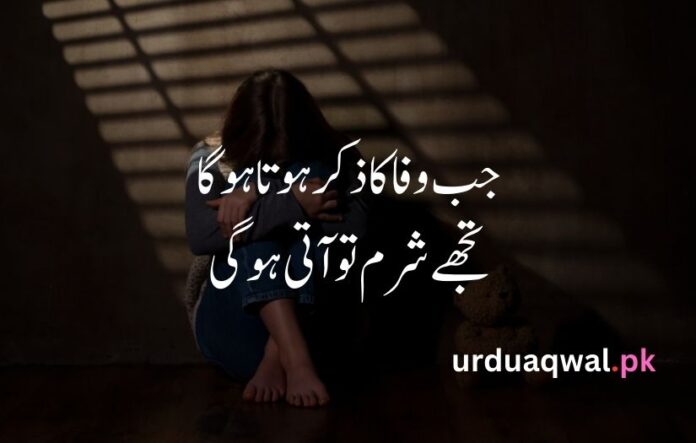 Sad Shayari urdu language