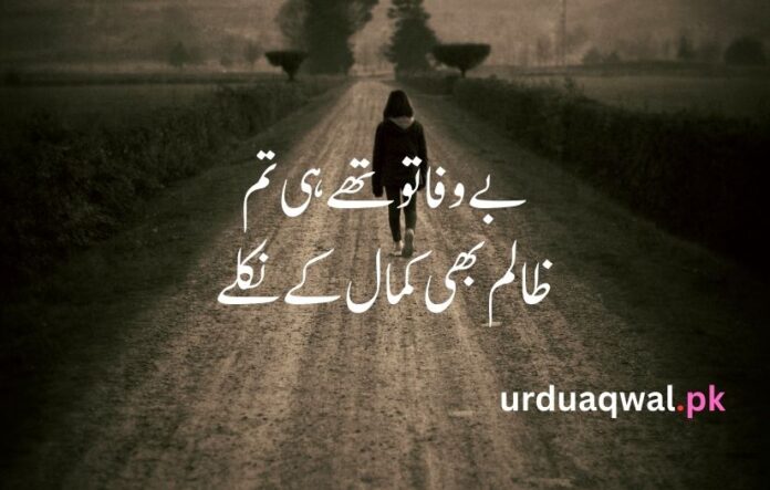 Sad poetry in urdu text copy paste