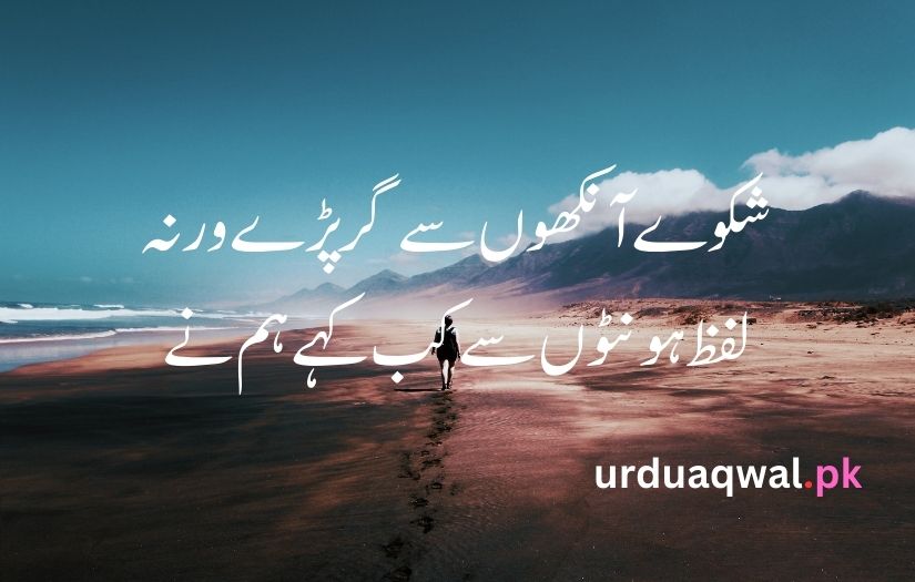 Sad poetry in urdu text copy paste