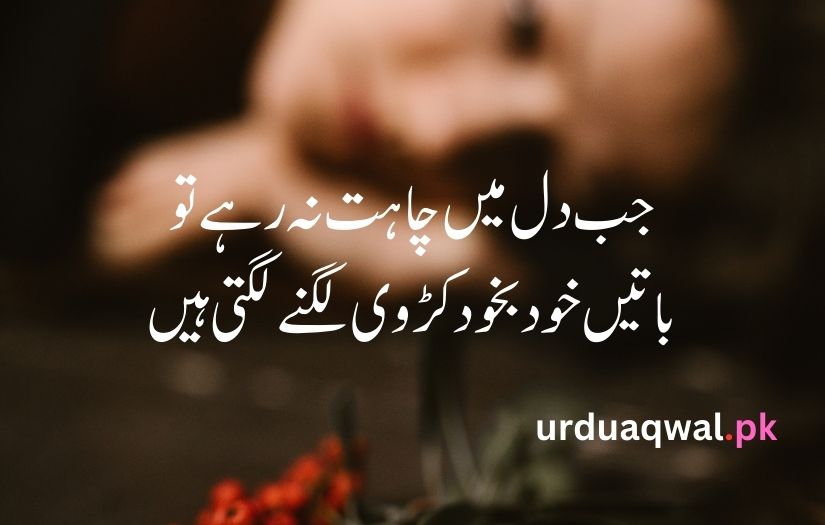 sad poetry in urdu text