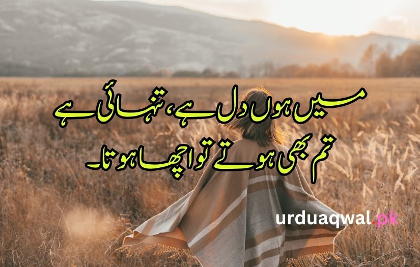 alone Shayari in urdu