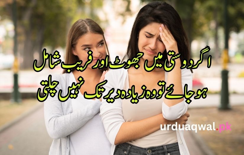 Poetry in urdu on friendship