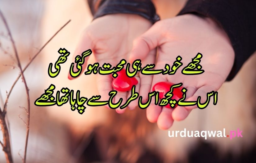 Love Poetry in Urdu text