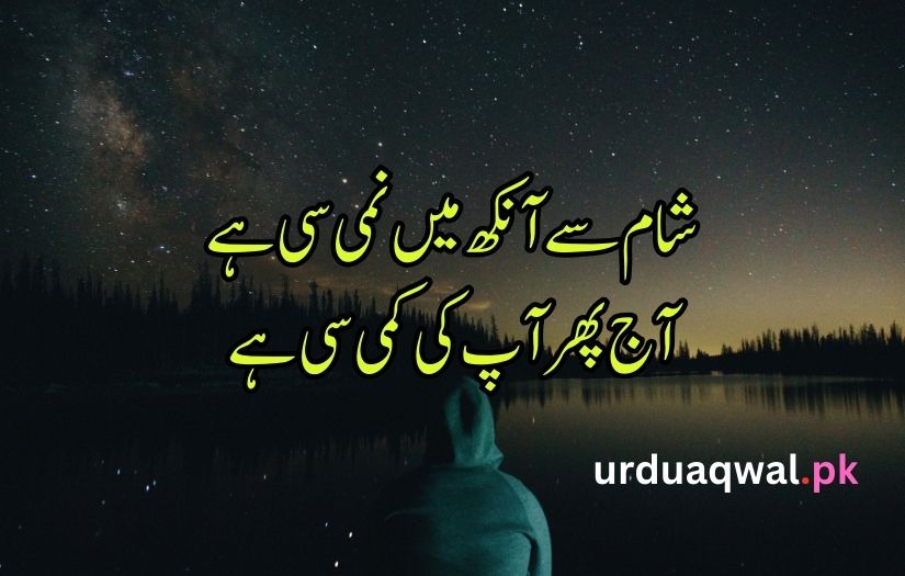 night poetry in urdu