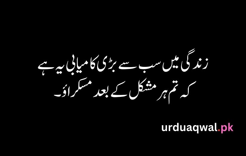 Urdu Quotes For Life