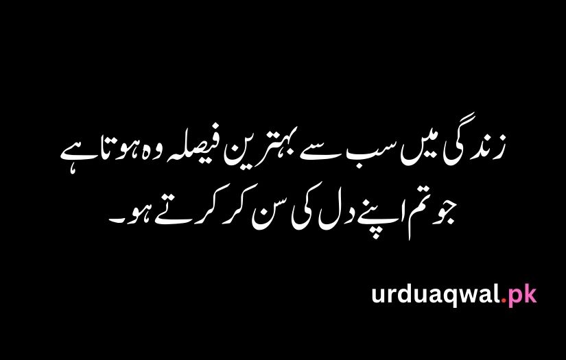 Urdu Quotes For Life