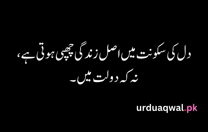 Urdu Quotes For Life