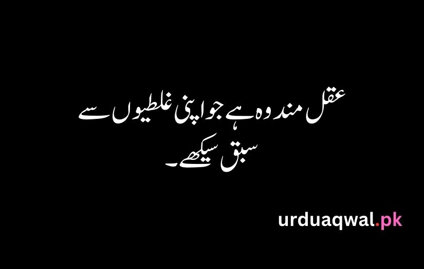 Urdu Good Quotes