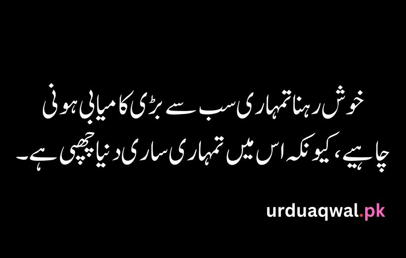 Urdu Quotes For Life