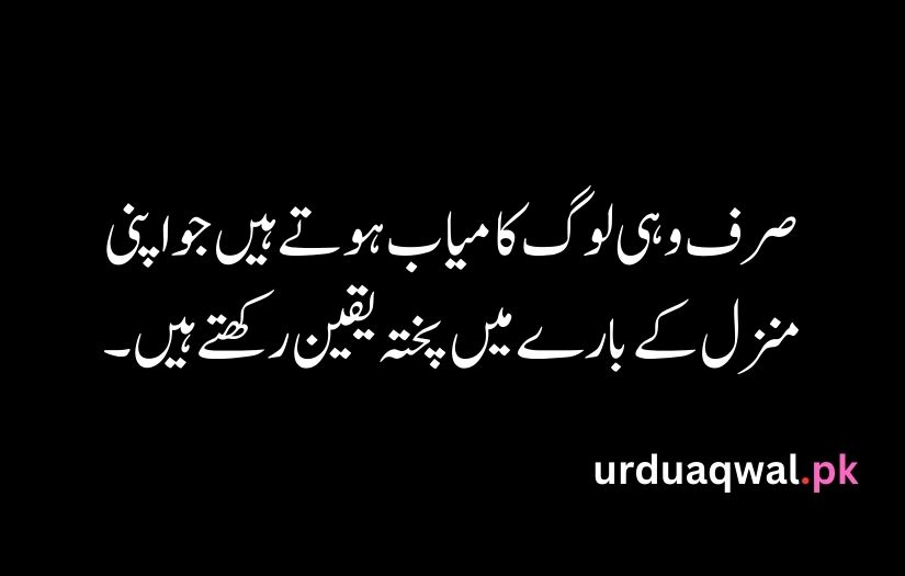 Urdu Quotes For Life