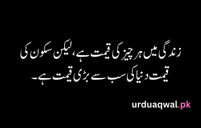 Urdu Quotes For Life