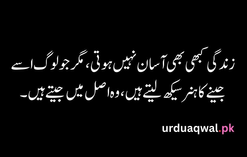 Urdu Quotes For Life