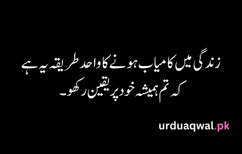 Urdu Quotes For Life