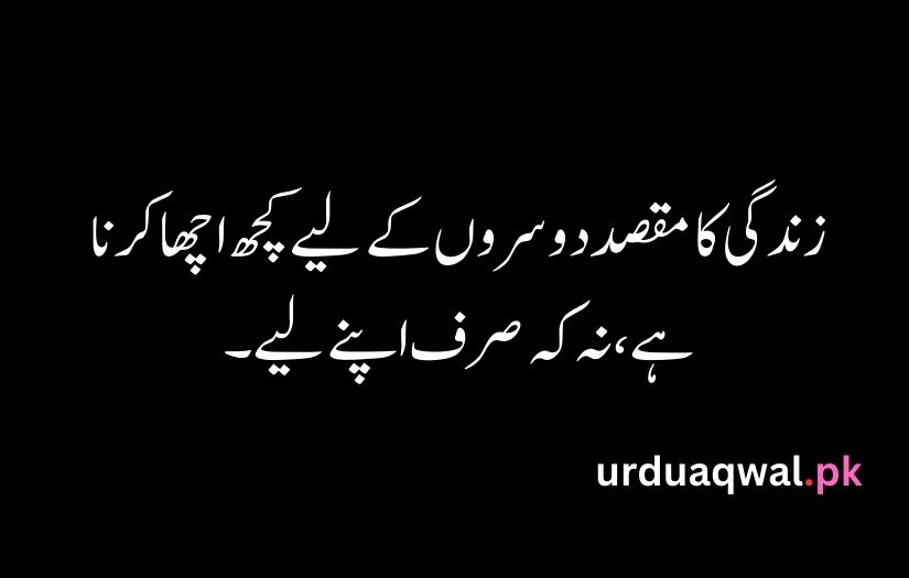 Urdu Quotes For Life