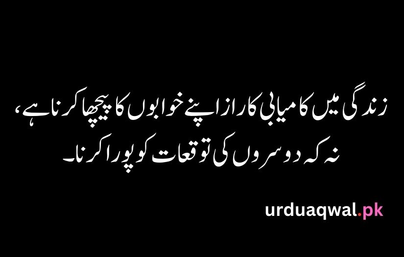 Urdu Quotes For Life